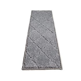 Stair Treads, Stairs Carpet Non Slip 9" x 28", Indoor Stair Runner for Wooden Steps (Color: Gray)